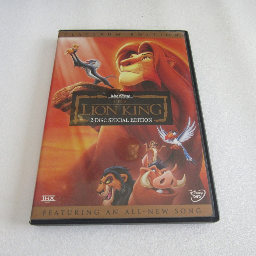 The Lion King DVD Platinum Edition 2-Disc Special Edition Walt Disney 2003 G